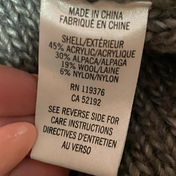 Helmut by Helmut Lang Sweater Women's Alpaca Wool Blend Size L - Picture 5 of 6